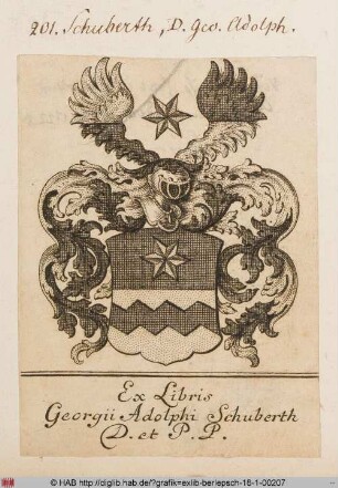 Wappen des Georg Adolph Schuberth