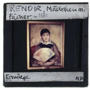 Renoir, Mädchen mit Fächer (St. Petersburg Ermitage ГЭ-6507)