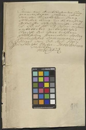 Ertüchtigung der Walkmühle des Weißgerbers Johann Thomas Göbel, um Schäden an der herrschaftlichen Walkmühle und der städtischen Wasserkunft zu verhüten