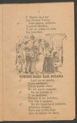 Versos para dar posada.