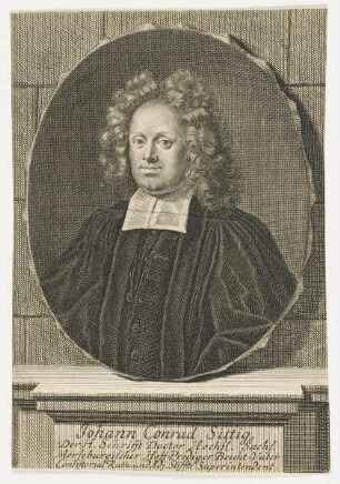 Bildnis des Johann Conrad Sittig