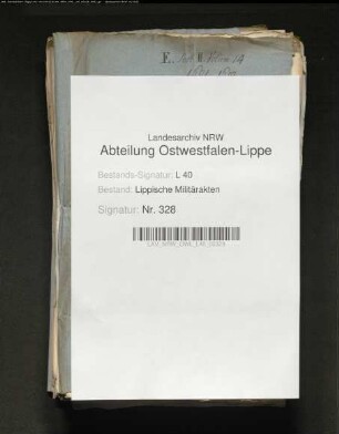 Durchmärsche und Einquartierungen ausländischer Truppen sowie lipp. Subsidienzahlungen