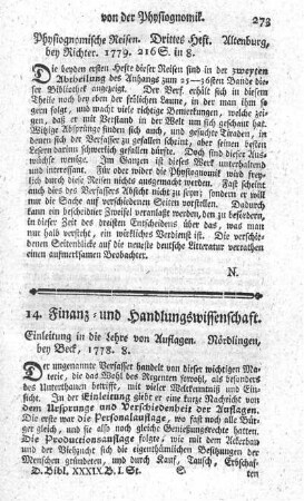 Physiognomische Reisen. H.3.