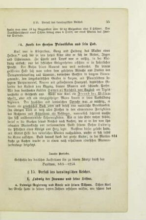 Zweite Periode. Geschichte des deutschen Kaisertums bis zu seinem Sturze durch das Papsttum; 843 - 1254
