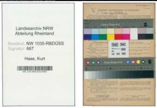 Entnazifizierung Kurt Haas , geb. 03.10.1909 (Bergmann)