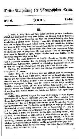 Bd. 14, Abt. 3, H. 6: Heft Bd. 14, Abt. 3, H. 6