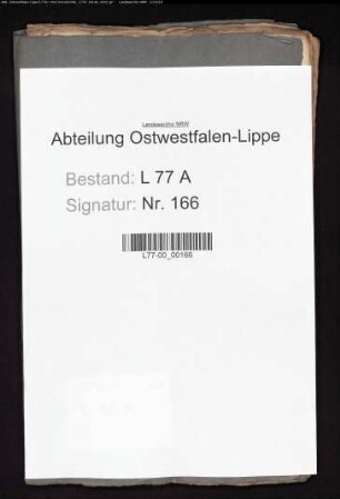 Verschiedene Angelegenheiten aus der Neustadt Detmold