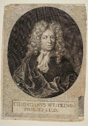 Bildnis von Christian Weidling (1660-1731)