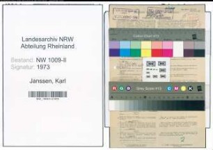 Entnazifizierung Karl Janssen , geb. 31.03.1892 (Gastwirt)