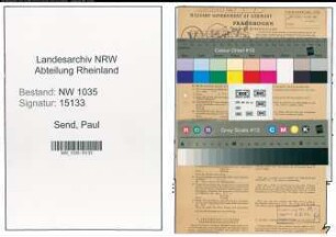 Entnazifizierung Paul Send , geb. 17.05.1886 (Grubenbeamter)