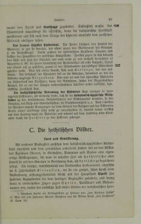 C. Die hethitischen Völker