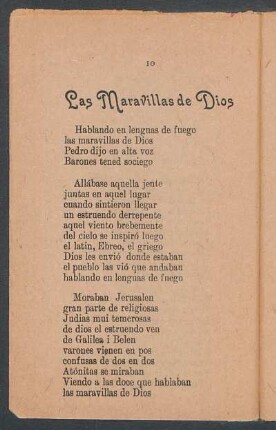 Las Maravillas de Dios