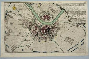 Landkarte von Dresden und Umgebung, mit Legende