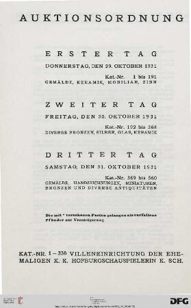 Auktionsordnung