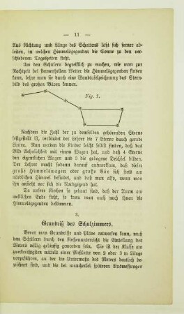 3. Grundriß des Schulzimmers