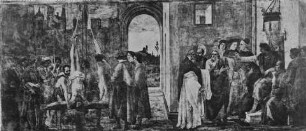 Freskenzyklus — Die Apostel Petrus und Paulus mit Simon Magus vor Nero & Kreuzigung Petri