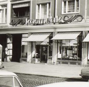 Dresden-Altstadt, Ringstraße 7. Wohn- und Geschäftshaus (mit Kosmetikladen)