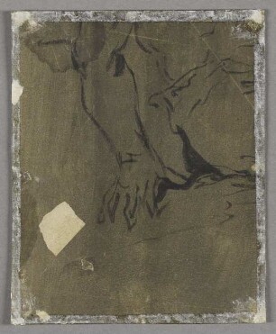 Skizze einer Hand (Fragment), recto aus: "Geschichte des Till Eulenspiegel"
