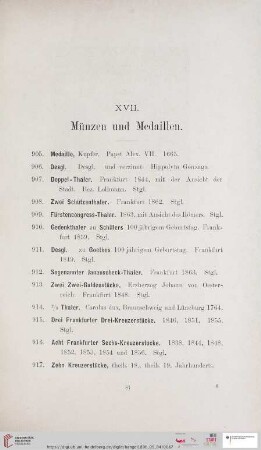 Münzen und Medaillen