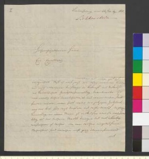 Brief von Lichtenstein, Martin Heinrich Karl an Goethe, Johann Wolfgang von