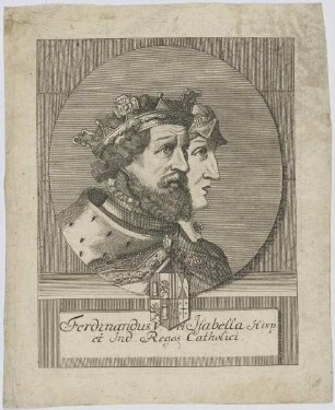 Doppelbildnis Ferdinandus V. und Isabella