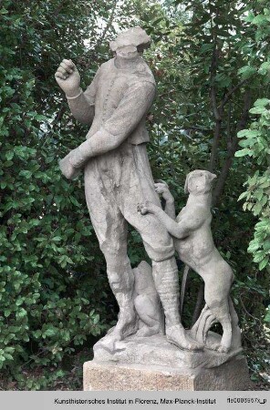Jäger mit Hunden