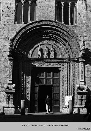 Hauptportal des Palazzo dei Priori in Perugia