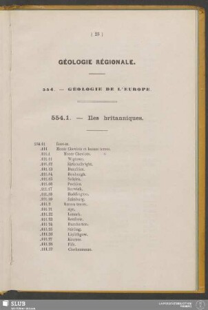 Géologie Régionale