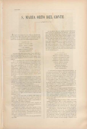 Tavola LII. S. Maria Orto del Conte