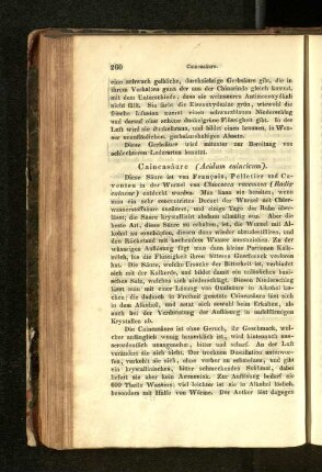 Caincasäure (Acidum caincicum).