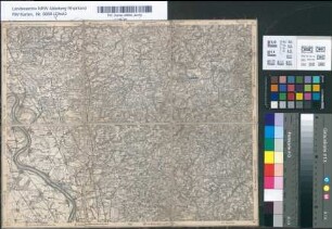 [Topographische Karte 1 : 80.000 von Rheinland und Westfalen-Generalstabskarte -]. Solingen. [36] LF 24°30' B 51°