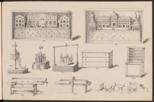 Musterbuch von Carl Heinrich Oehme. Waldkirchen b. Zschopau. : Karton, leinenbezogen, Pappe, Papier, gebunden, bedruckt; Musterbuch im Schuber, 42 paginierte Seiten. Gesamtseiten: 90; davon Leerseiten und leere Rückseiten: 48