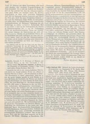 147-148 [Rezension] The first five centuries