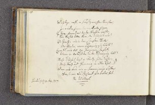 M. Wolters. – Hamburg, 14.08.1787