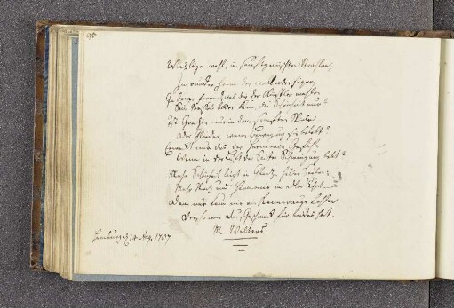 M. Wolters. – Hamburg, 14.08.1787