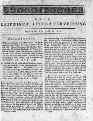 1811-04-01 : 39. Stück