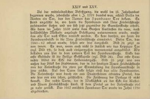 XXIV. und XXV.