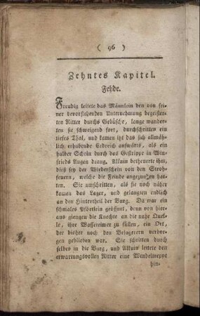 Zehntes Kapitel. Fehde.