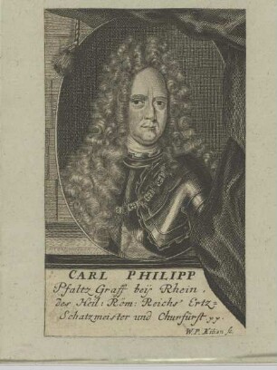 Bildnis von Carl Philipp, Kurfürst von Pfalz