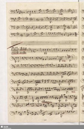 1323. Aria: Perche togliermi lo Sposo / Cimarosa, D.