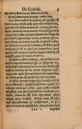 Locorvm communium collectanea : a Iohanne Manlio per multos annos, pleraq[ue] tum ex lectionibus D. Philippi Melanchthonis, tum ex aliorum doctissimorum uiroru[m] relationibus excerpta, & nuper in ordinem ab eodem redacta: In Qvibvs ... Exempla, Similitudines, Sententiae, Cosilia, Bellici apparatus, Stragemata, Historiae, Apologi, Allegoriae, Sales ..., 3