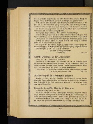 Vergebliche französische Angriffe bei Courtecon.