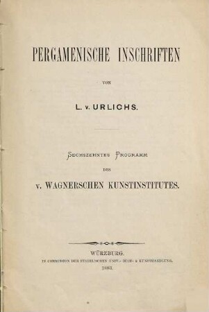 Pergamenische Inschriften