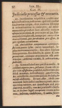 Cap. IV. Judicialis processus & executio