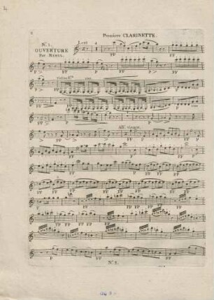 Premiere Clarinette.