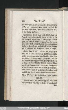 Von Boten, Kundschaftern und Ueberläufern.