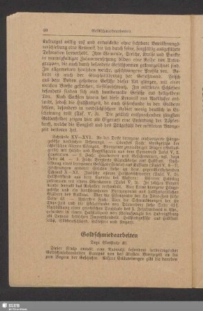 Goldschmiedearbeiten