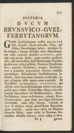 Historia Ducum Brunsvico-Guelferbytanorum