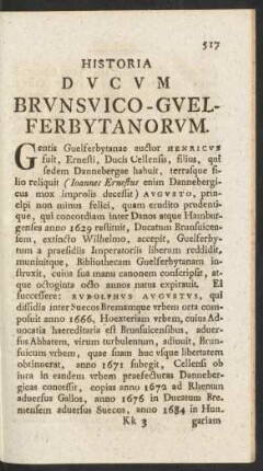 Historia Ducum Brunsvico-Guelferbytanorum