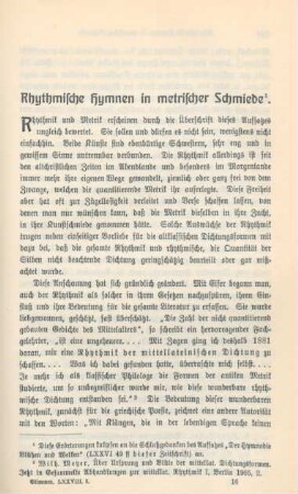 245-261 Rhythmische Hymnen in metrischer Schmiede